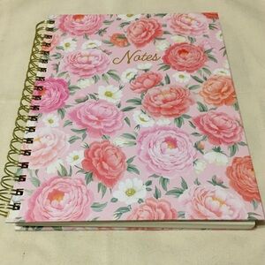 Floral Hardcover Spiral Notebook